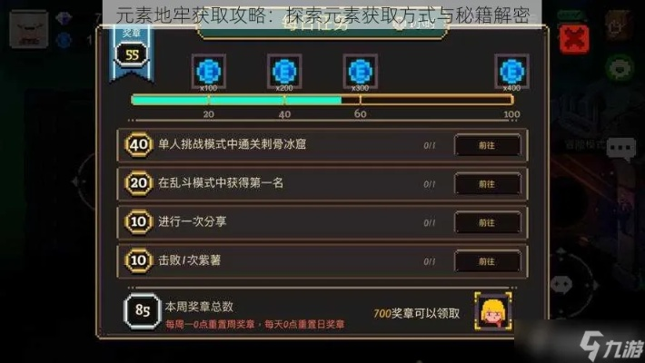 (元素地牢全人物解锁方法)深入挖掘元素地牢全人物解锁的秘密与技巧